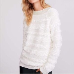 Lou & Grey White Textured Sweater